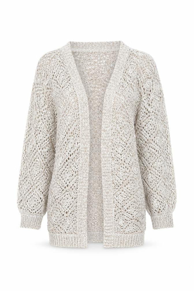 Womens UK Size S Bodyflirt Beige Cardigan Jumper