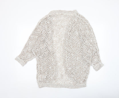 Womens UK Size S Bodyflirt Beige Cardigan Jumper