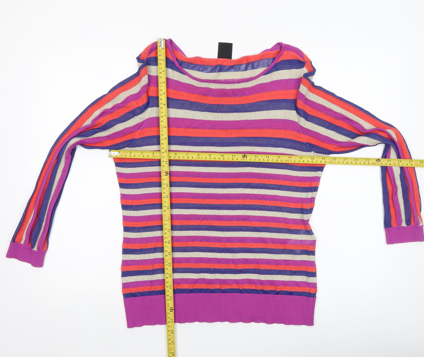 Womens UK Size M Madeleine Multicoloured Pullover Jumper