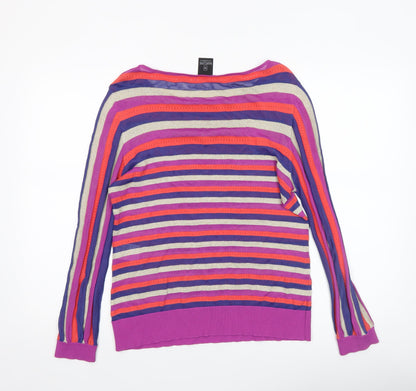 Womens UK Size M Madeleine Multicoloured Pullover Jumper