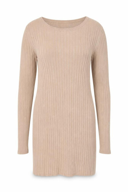 Womens UK Size 10 Marks and Spencer Beige Tunic Jumper