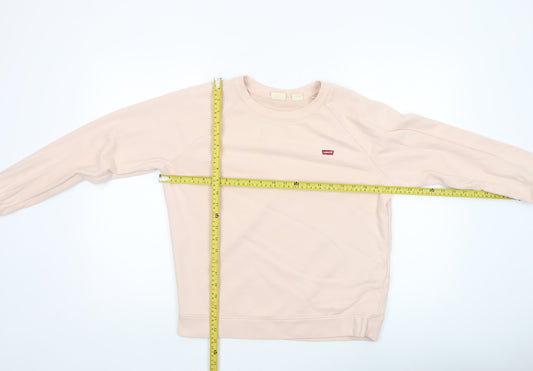 Womens UK Size S Levi's Beige Pullover Sweatshirt