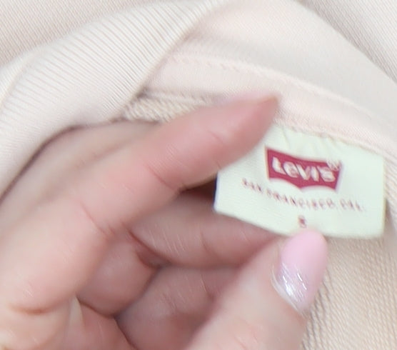 Womens UK Size S Levi's Beige Pullover Sweatshirt