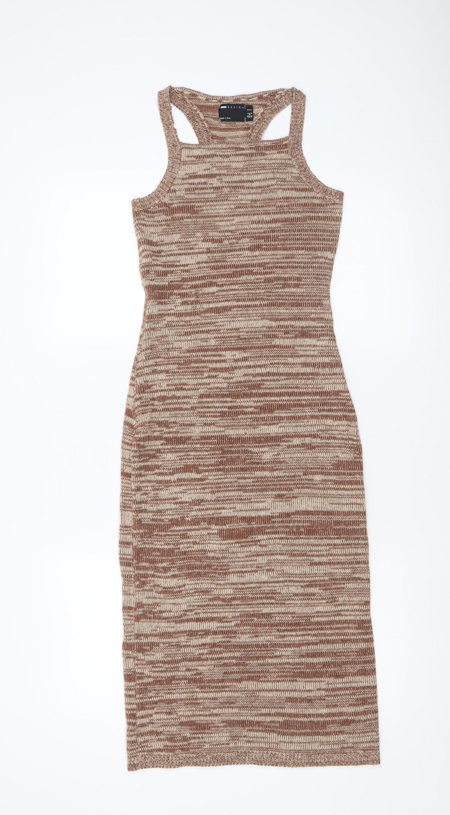Womens UK Size 4 ASOS DESIGN Bodycon Dress