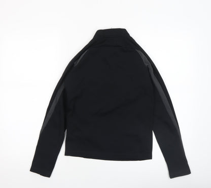 Nike Boys Black Therma-Fit 1/4 Zip Pullover Sweatshirt M