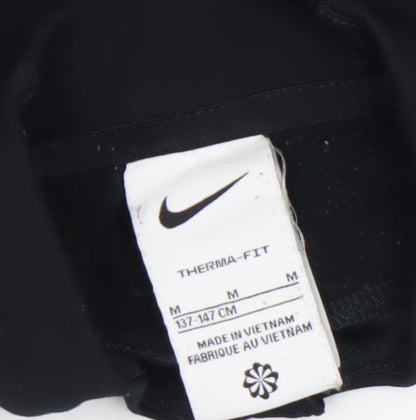 Nike Boys Black Therma-Fit 1/4 Zip Pullover Sweatshirt M
