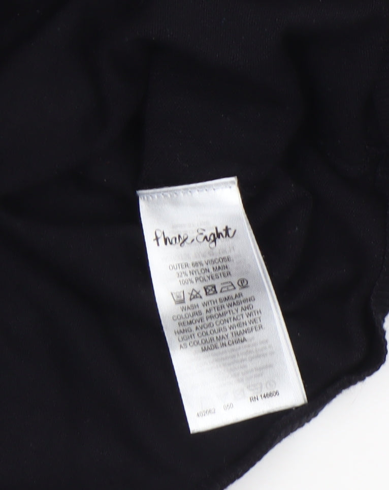 Womens UK Size 14 Phase Eight Black Pullover Jumper