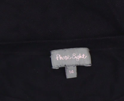 Womens UK Size 14 Phase Eight Black Pullover Jumper