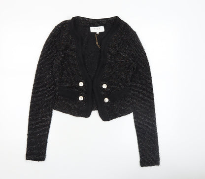 Womens UK Size S VILA Black Cardigan Jumper