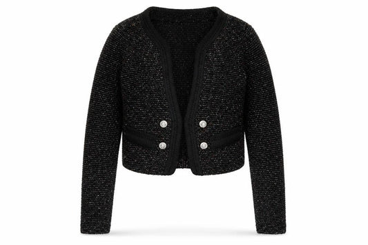 Womens UK Size S VILA Black Cardigan Jumper