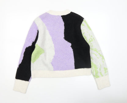 Womens UK Size S Monki Multicoloured Pullover Jumper