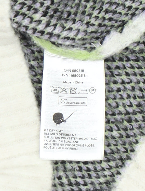 Womens UK Size S Monki Multicoloured Pullover Jumper