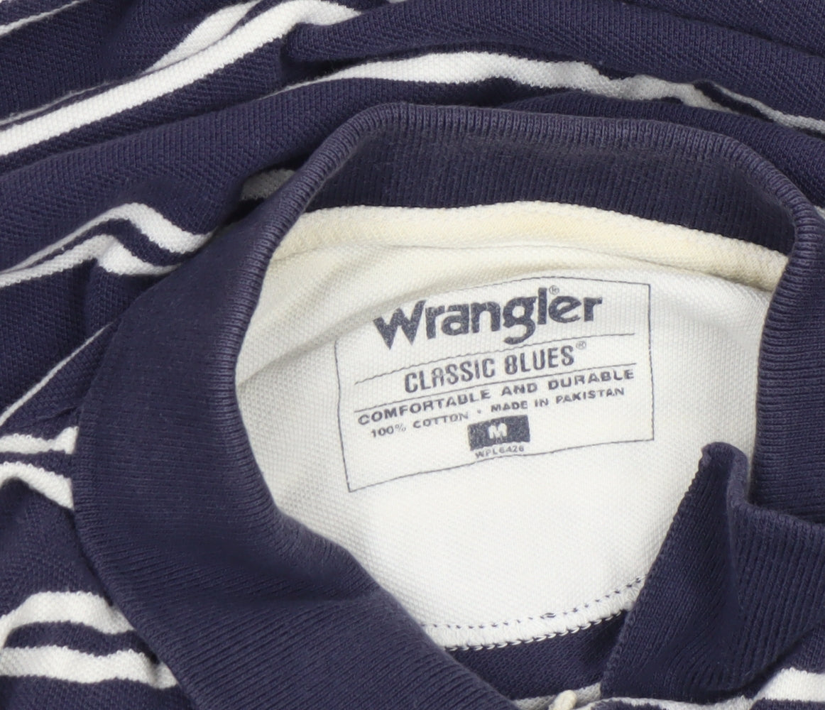Mens UK Size M Wrangler 100% Cotton Polo Shirt