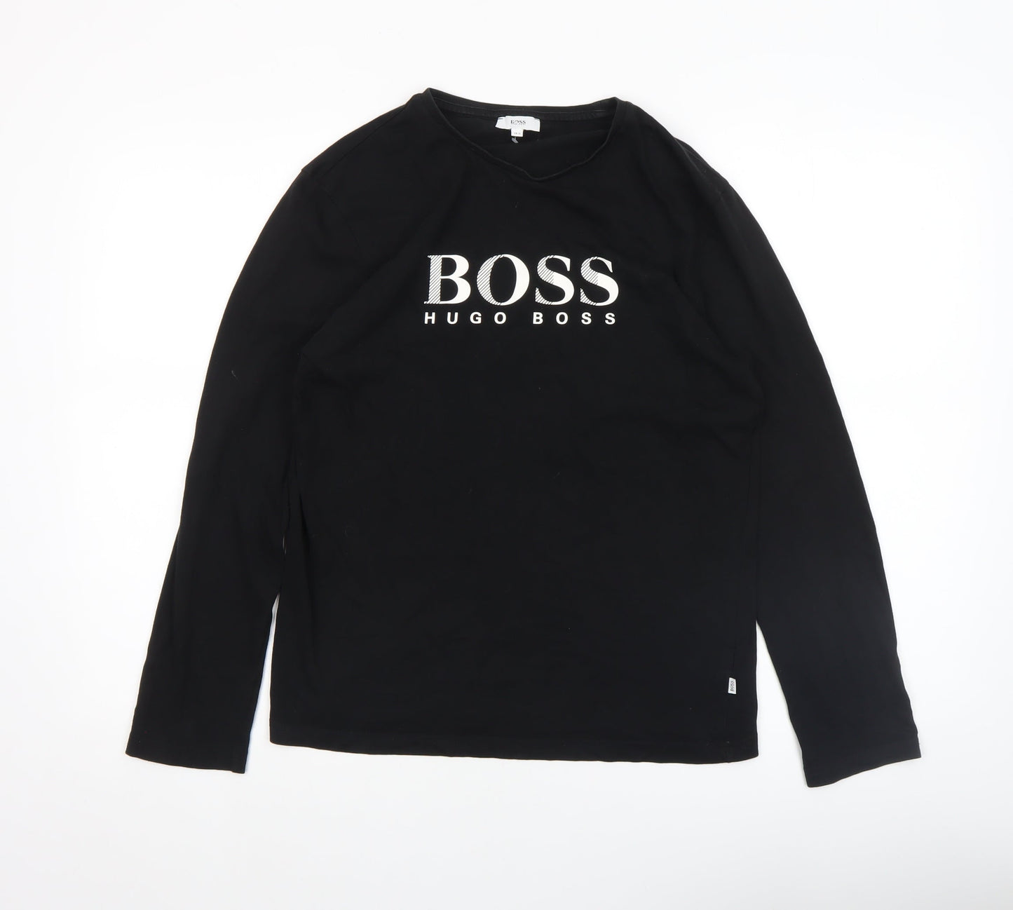 Boys UK Size 14 Years HUGO BOSS Black Basic T-Shirt