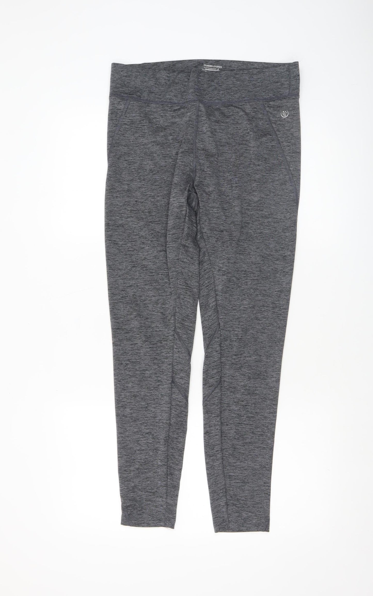 Womens UK Size M Dunnes Stores Slim Fit Leggings Grey Leggings