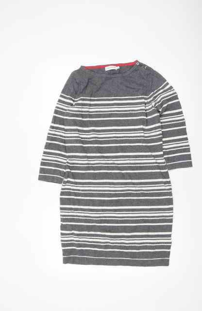 Womens UK Size 12 Paraphrase Grey Pullover Jumper