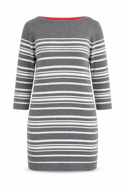 Womens UK Size 12 Paraphrase Grey Pullover Jumper