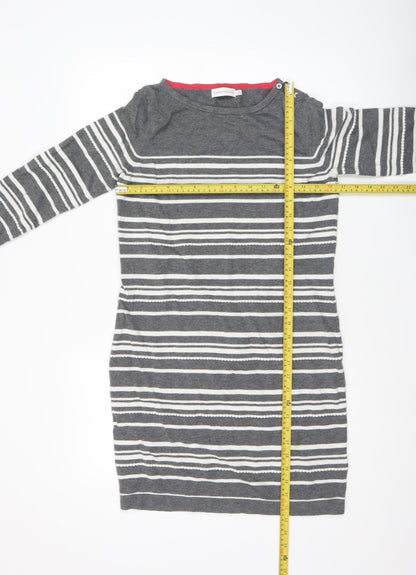Womens UK Size 12 Paraphrase Grey Pullover Jumper