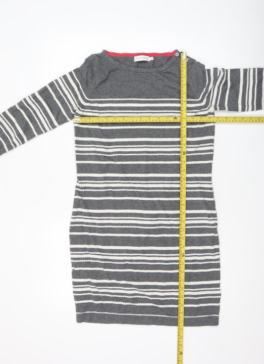 Womens UK Size 12 Paraphrase Grey Pullover Jumper