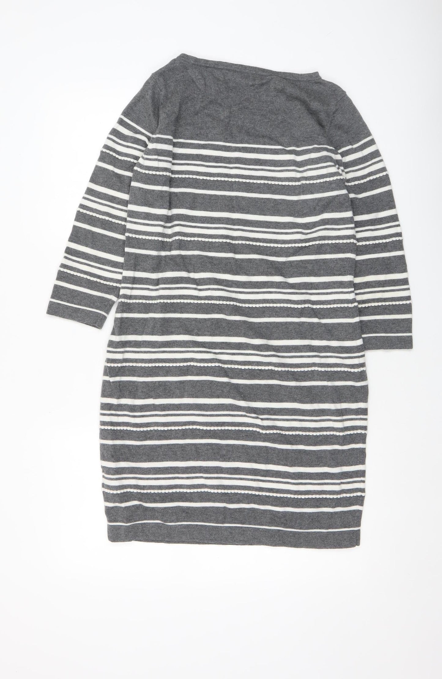 Womens UK Size 12 Paraphrase Grey Pullover Jumper