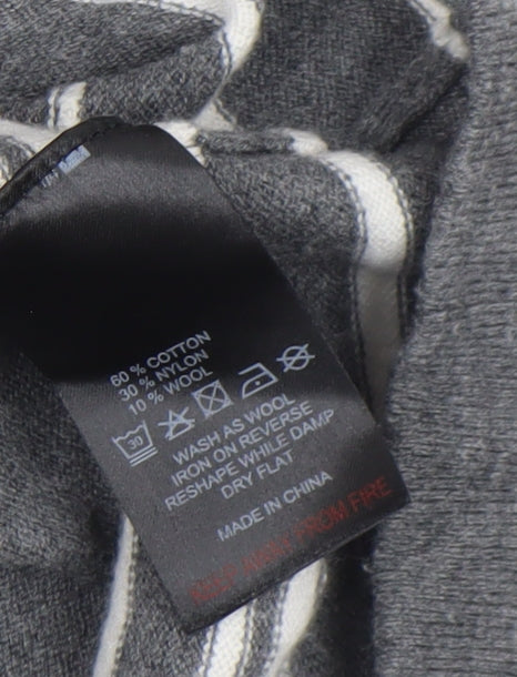 Womens UK Size 12 Paraphrase Grey Pullover Jumper