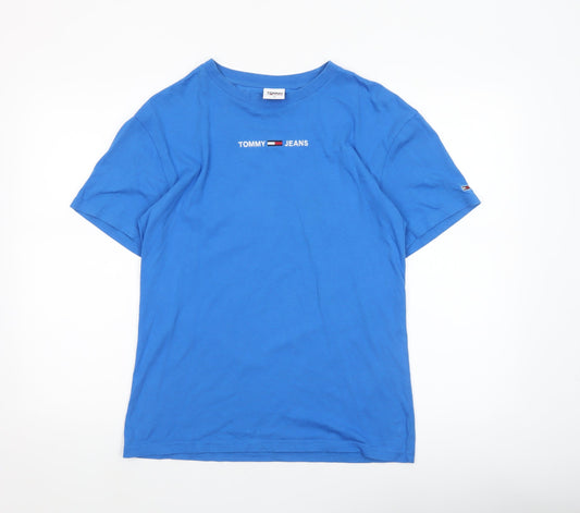 Mens UK Size XS Tommy Jeans Blue  T-Shirt
