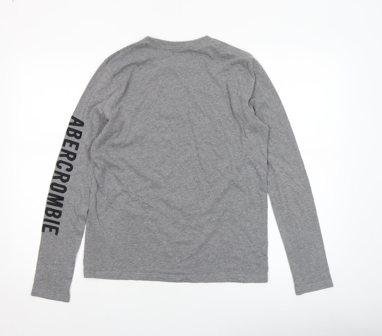 Boys UK Size 15-16 Years abercrombie kids Grey Basic T-Shirt