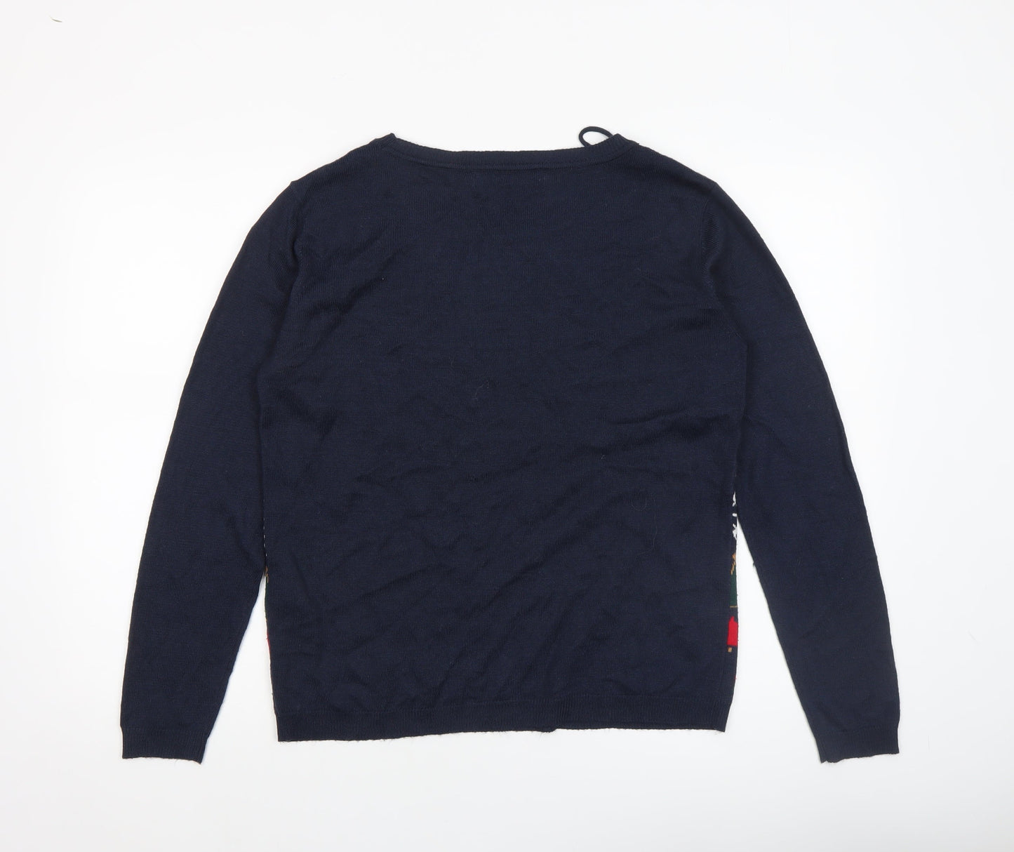 Womens UK Size L Only Blue Pullover Jumper