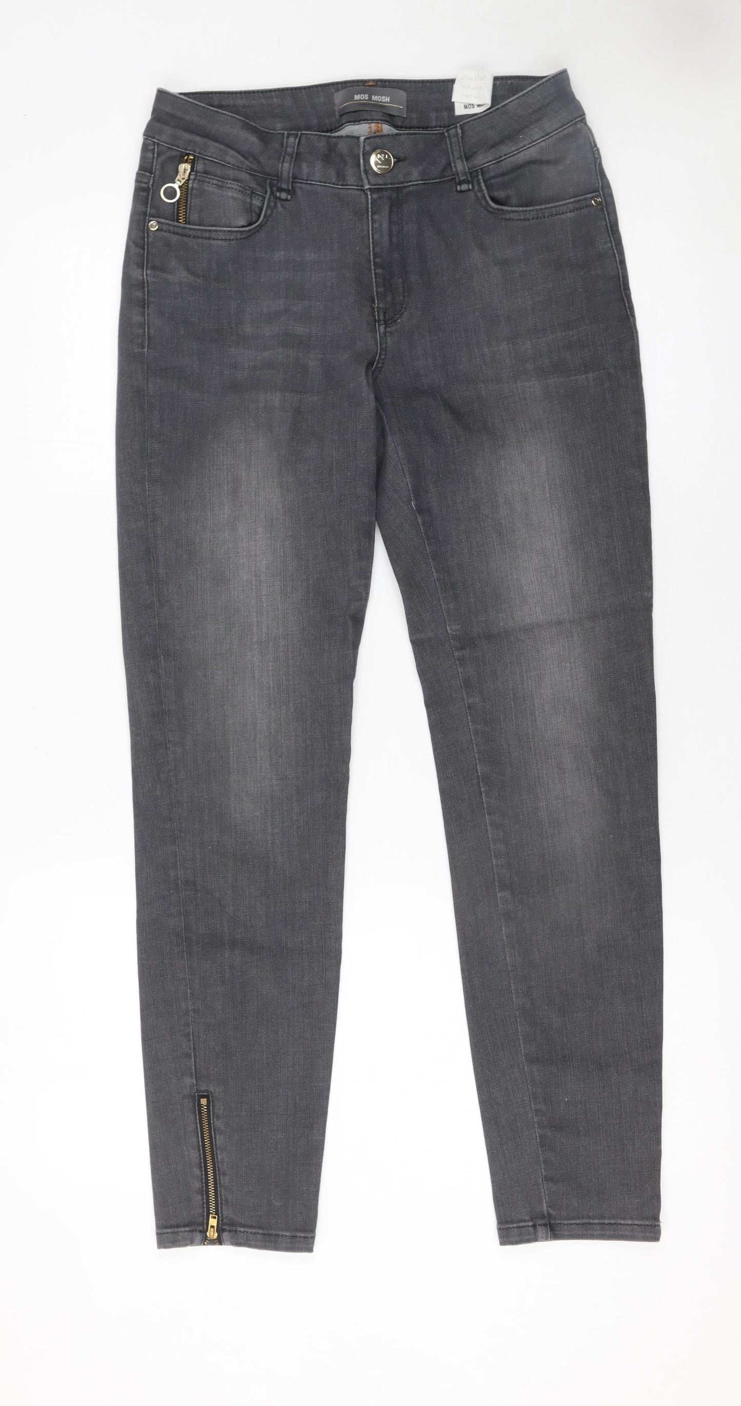Womens UK Size 27 mos mosh Slim Fit Skinny Grey Jeans