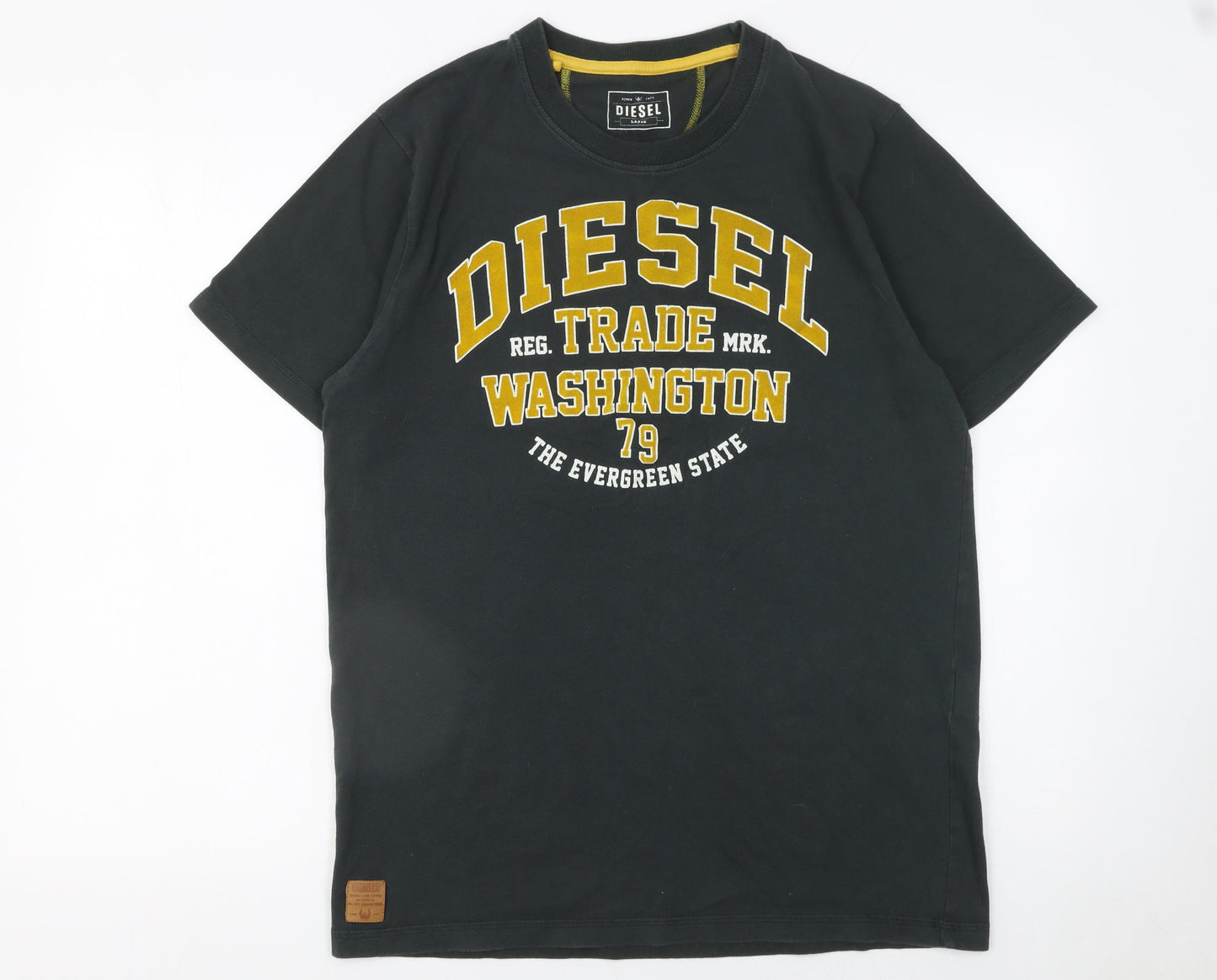 Mens UK Size L Diesel Black  T-Shirt