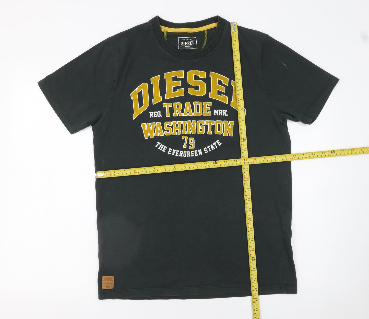 Mens UK Size L Diesel Black  T-Shirt