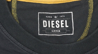 Mens UK Size L Diesel Black  T-Shirt