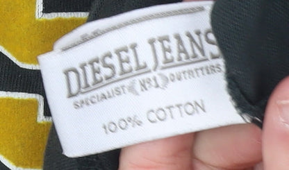 Mens UK Size L Diesel Black  T-Shirt