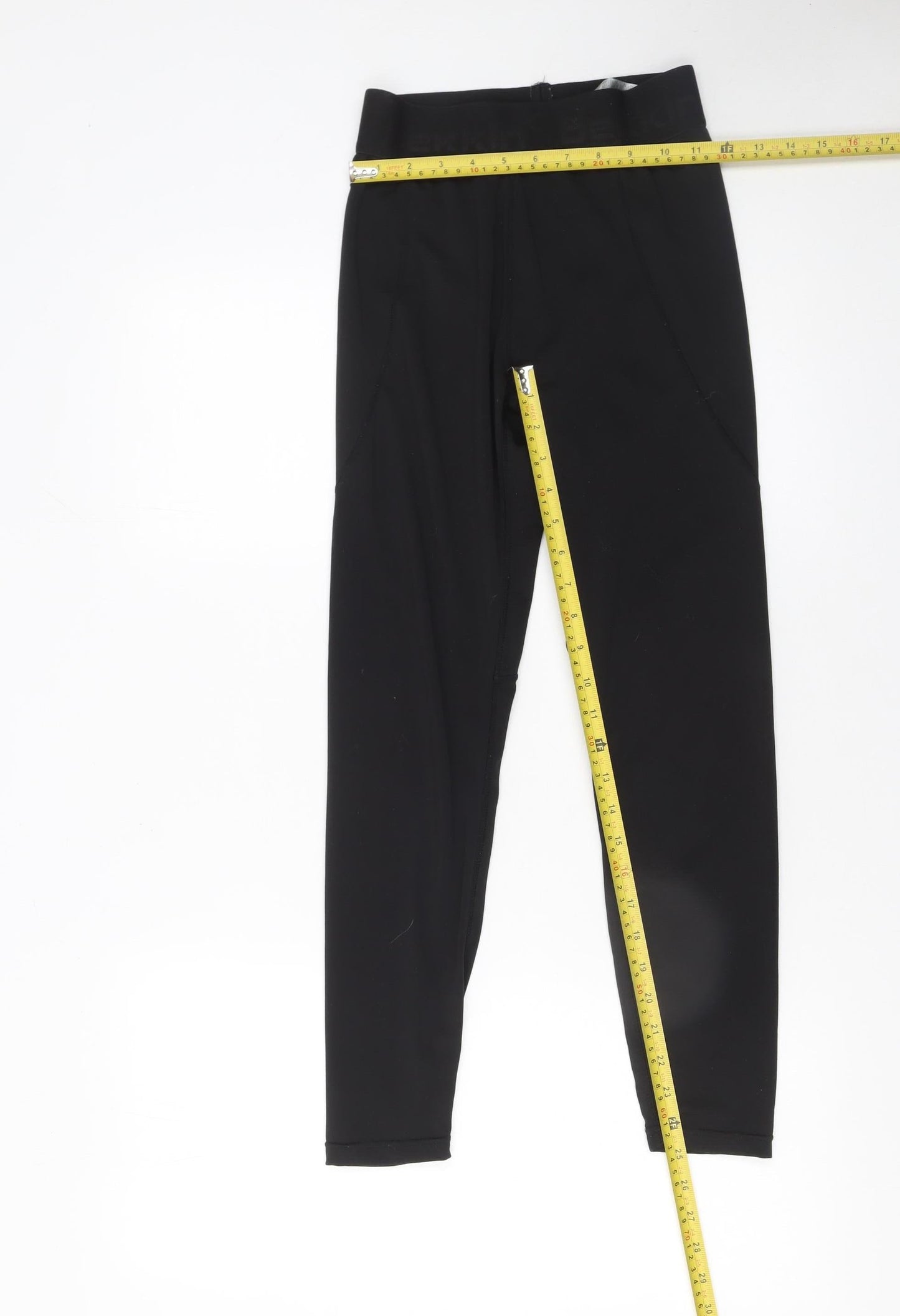 Womens UK Size S DKNY Slim Fit Leggings Black Leggings