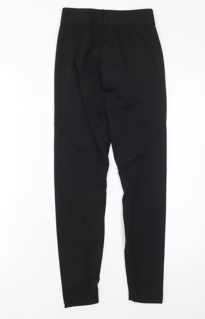 Womens UK Size S DKNY Slim Fit Leggings Black Leggings