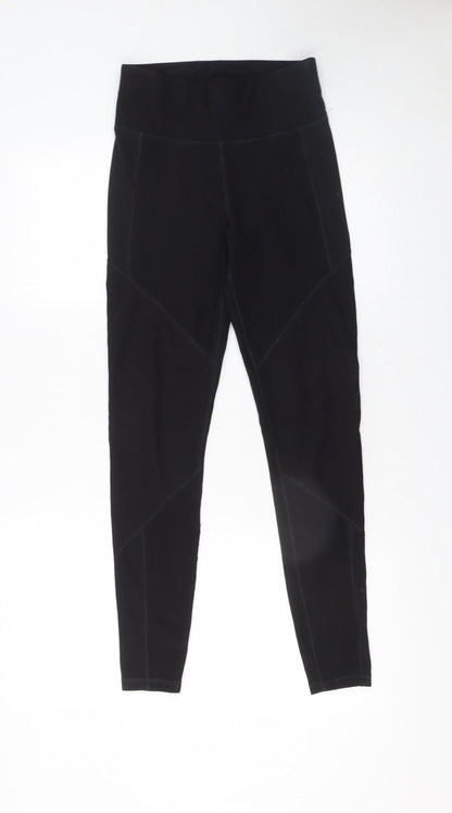 Womens UK Size S ONLY PLAY  Ankle Black Leggings