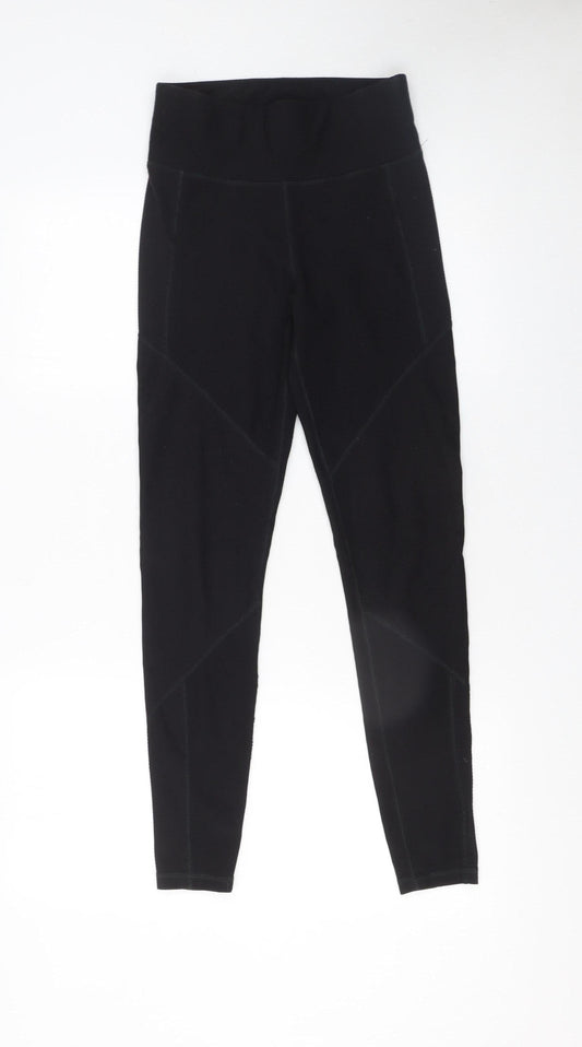 Womens UK Size S ONLY PLAY  Ankle Black Leggings