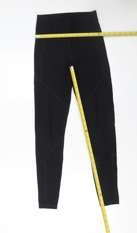 Womens UK Size S ONLY PLAY  Ankle Black Leggings