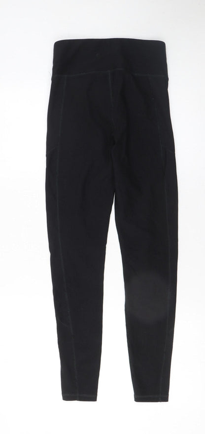 Womens UK Size S ONLY PLAY  Ankle Black Leggings