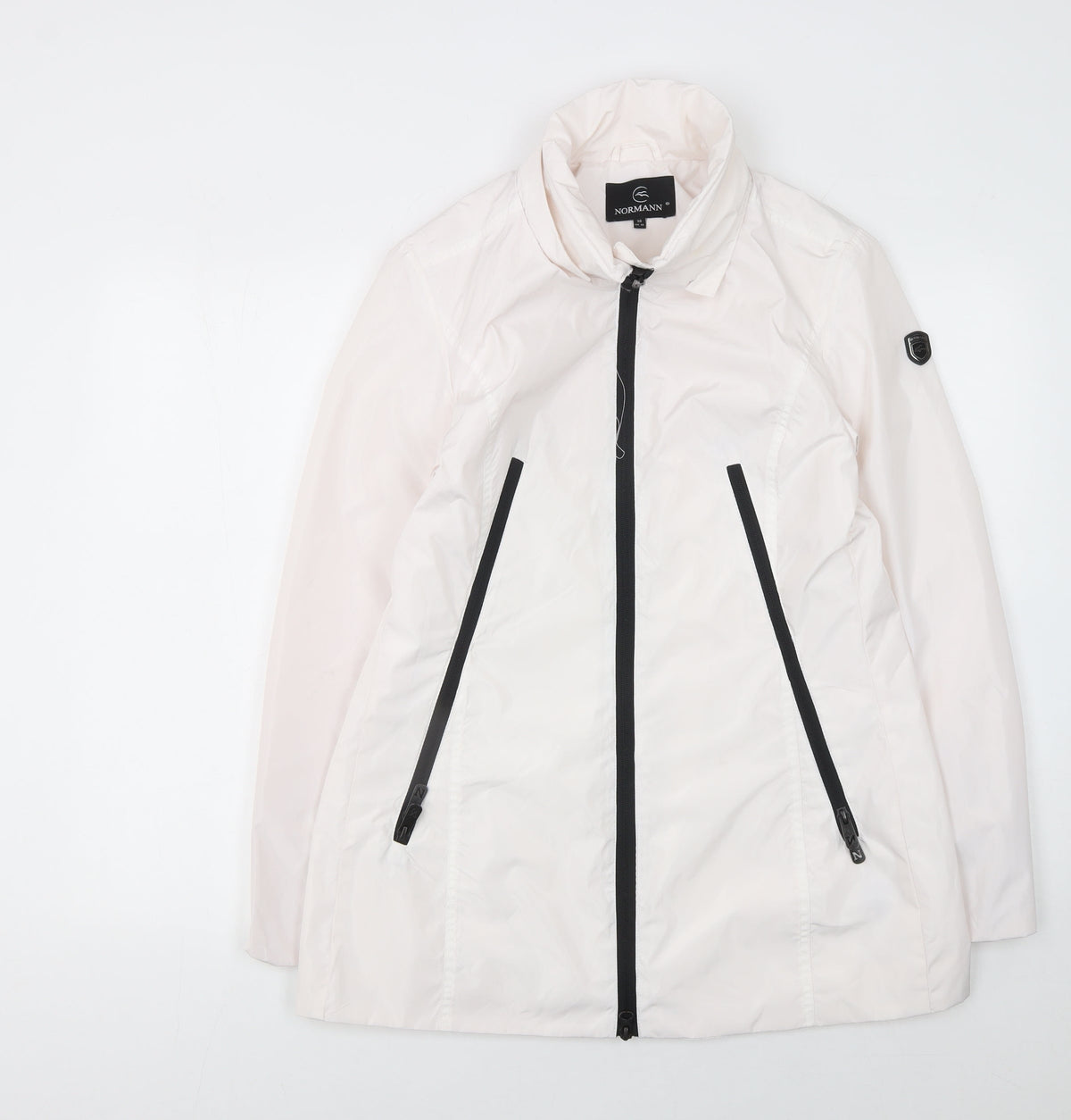 Womens UK Size 10 Normann White Basic Jacket