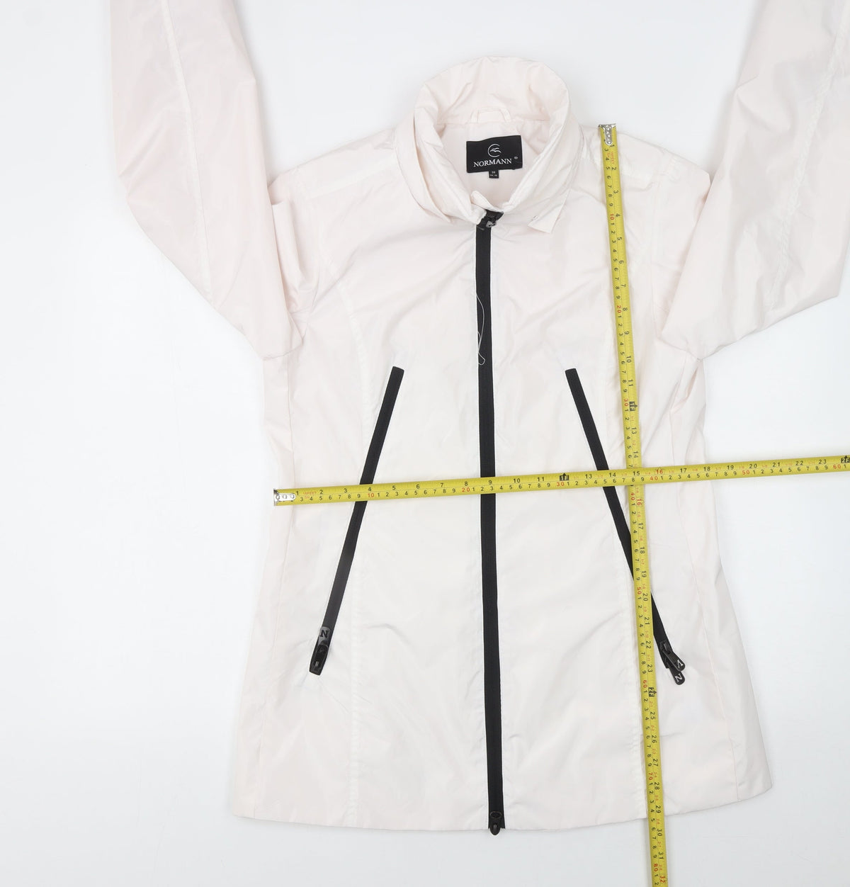Womens UK Size 10 Normann White Basic Jacket