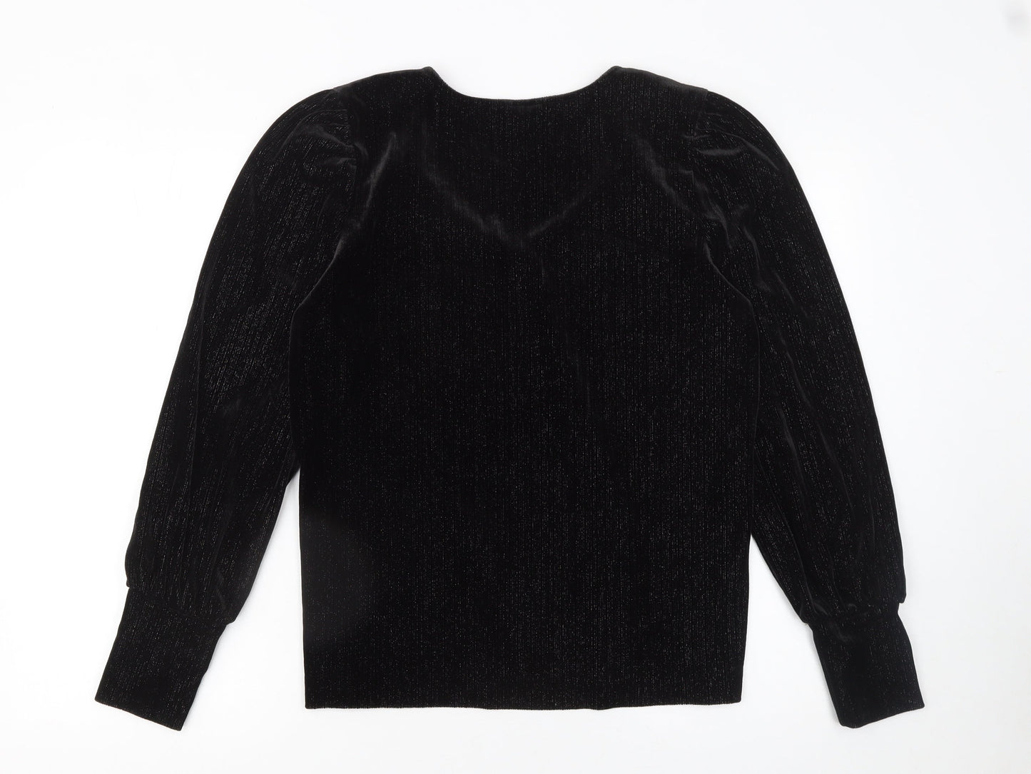Womens UK Size L b.young Black Basic Blouse
