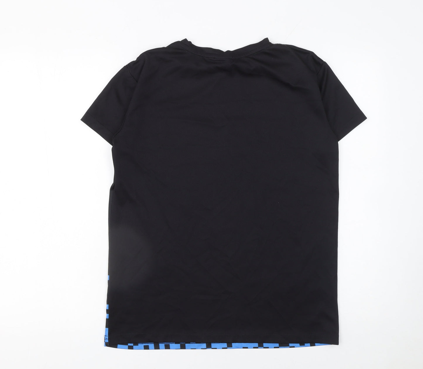 Boys UK Size 12-13 Years Minecraft Legends Black Basic T-Shirt