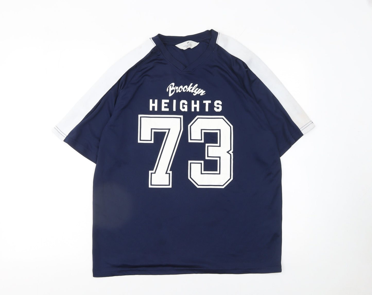 Girls UK Size 12-14 Years H&M Blue Jersey T-Shirt