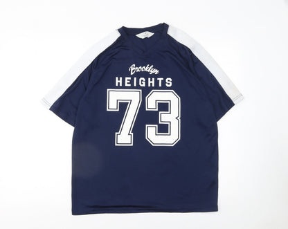 Girls UK Size 12-14 Years H&M Blue Jersey T-Shirt