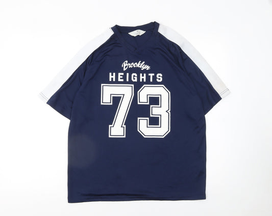 Girls UK Size 12-14 Years H&M Blue Jersey T-Shirt