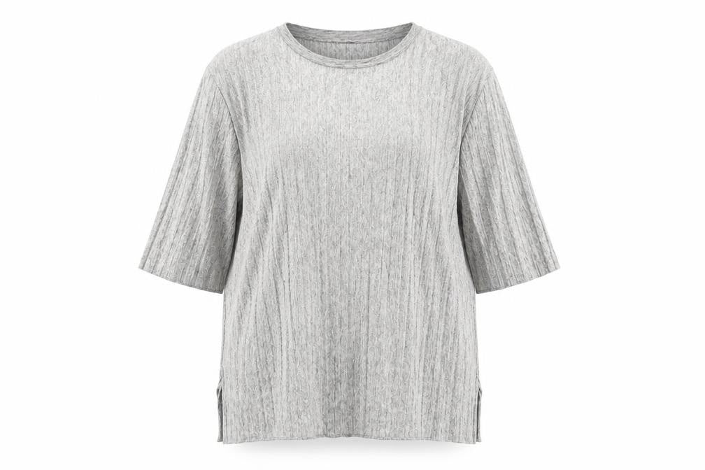 Womens UK Size 10 Marks and Spencer Grey Tunic Blouse