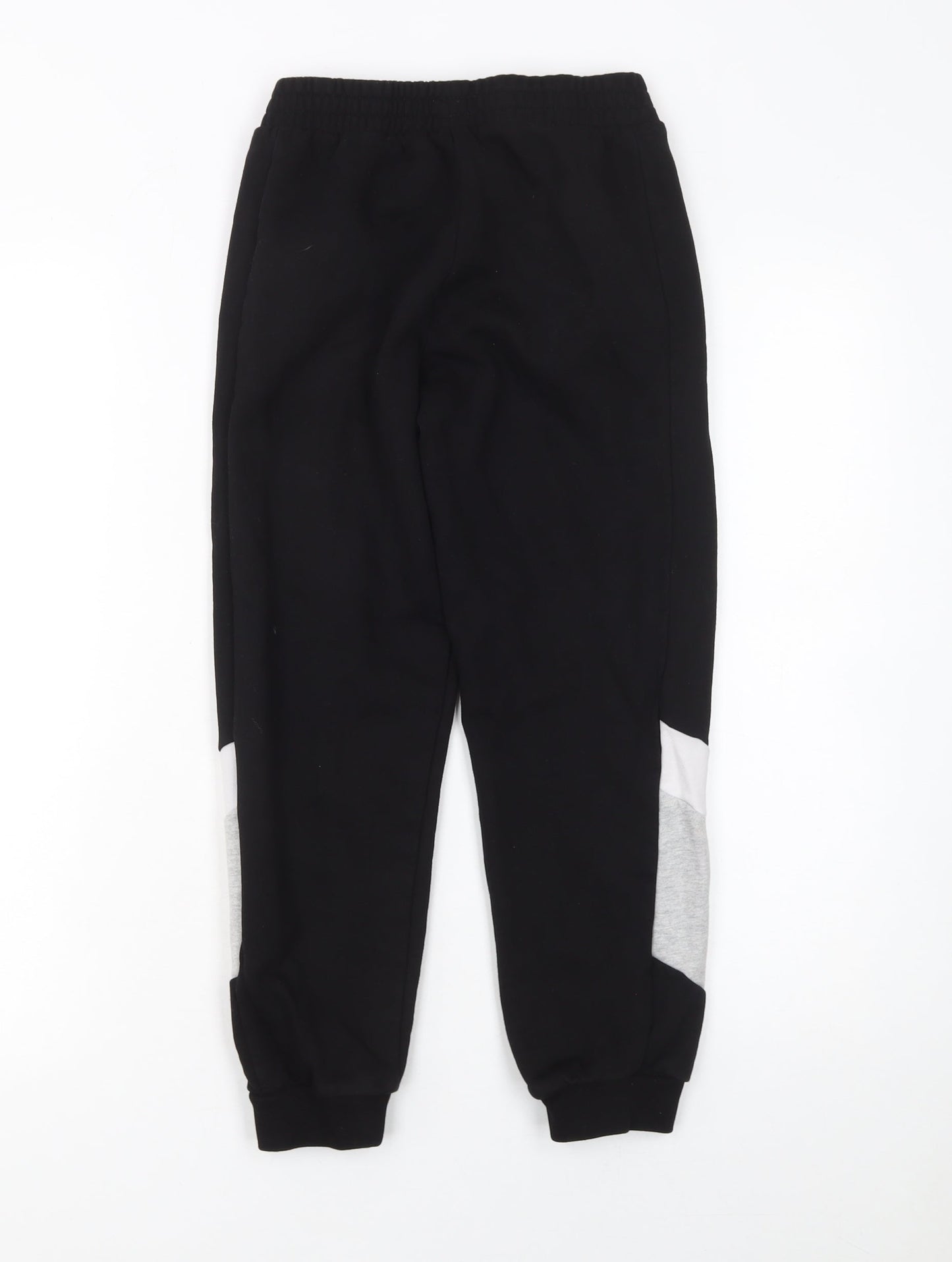 Boys UK Size 10 Years Emporio Armani Regular Fit Jogger Black Trousers