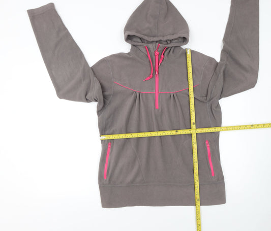 Womens UK Size XL Requisite Brown Pullover Hoodie