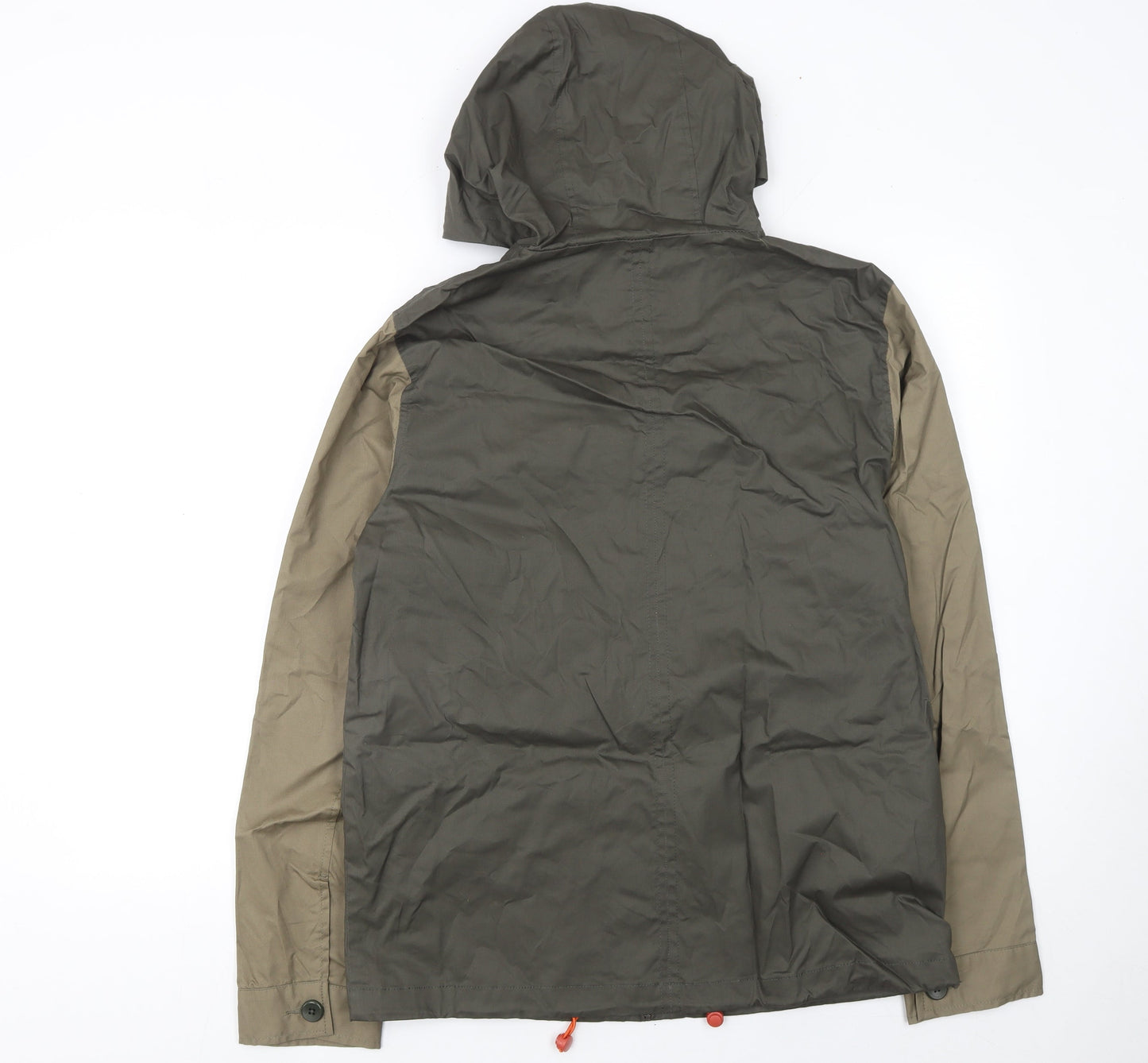 Mens UK Size M River Island Green Windbreaker Coat